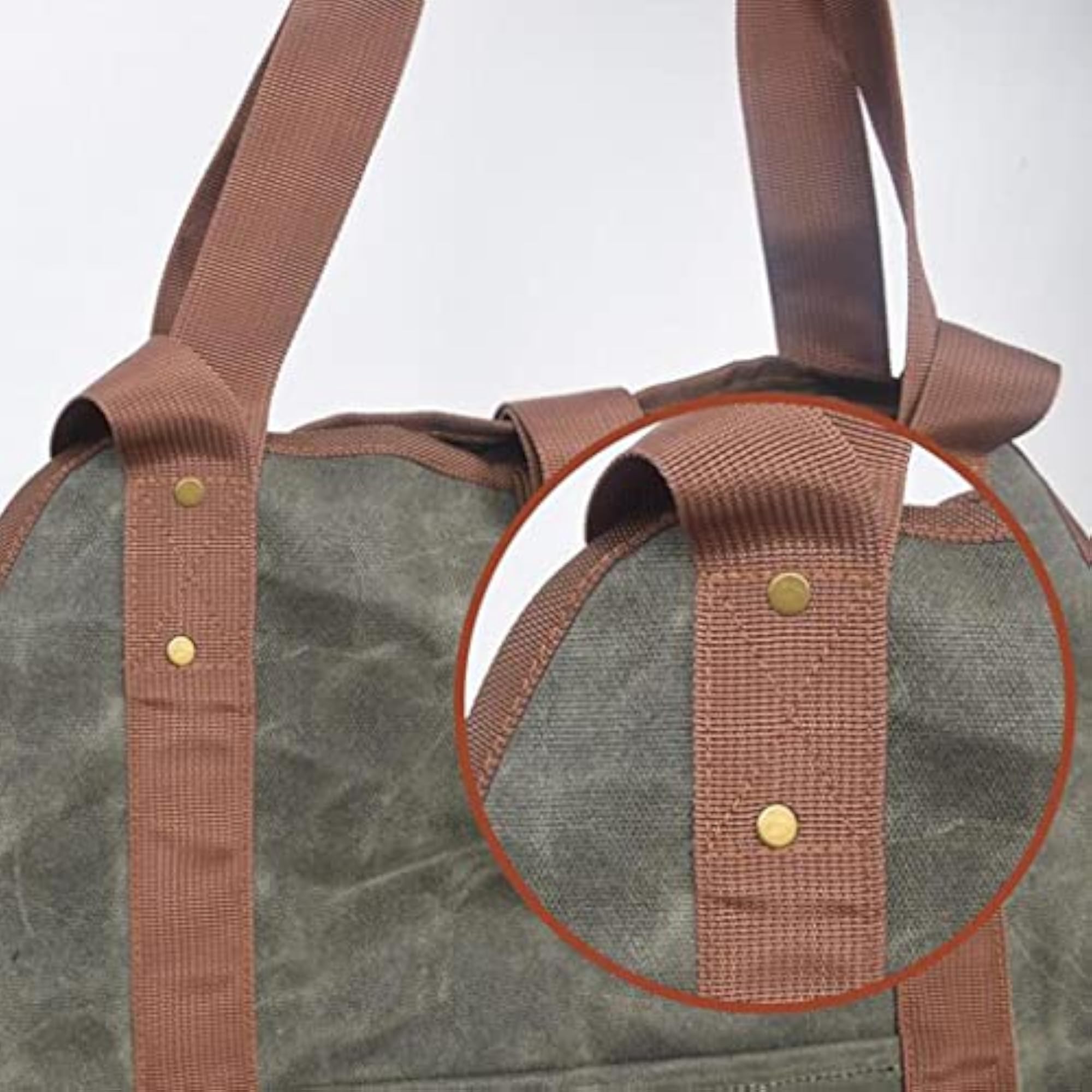Canvas Log Carrier Firewood Carry Bag, Utility Tote
