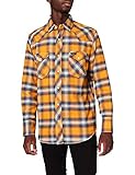 Wrangler Workshirt Camisa, Inca Gold, S para Hombre