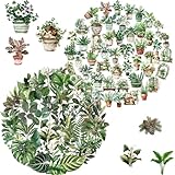 Package Content:There are 100 pcs different designs scrapbook stickers in total, two diffrent style plant patterns ,each packet of 50 pcs decorative stickers,Contains plants, leaves, flowers, potted plants. Use Tips: It is recommended that you cut a ...