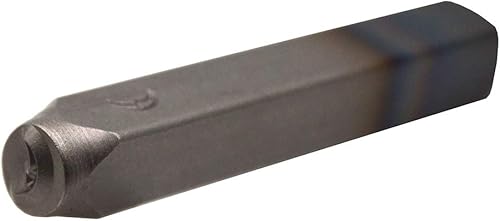 Vista 102 de Wokesi Kit de alfabeto de letras mayúsculas de 1/8" (3 mm) de altura, de acero, para timbre a mano, presión, para molde, código, etiqueta