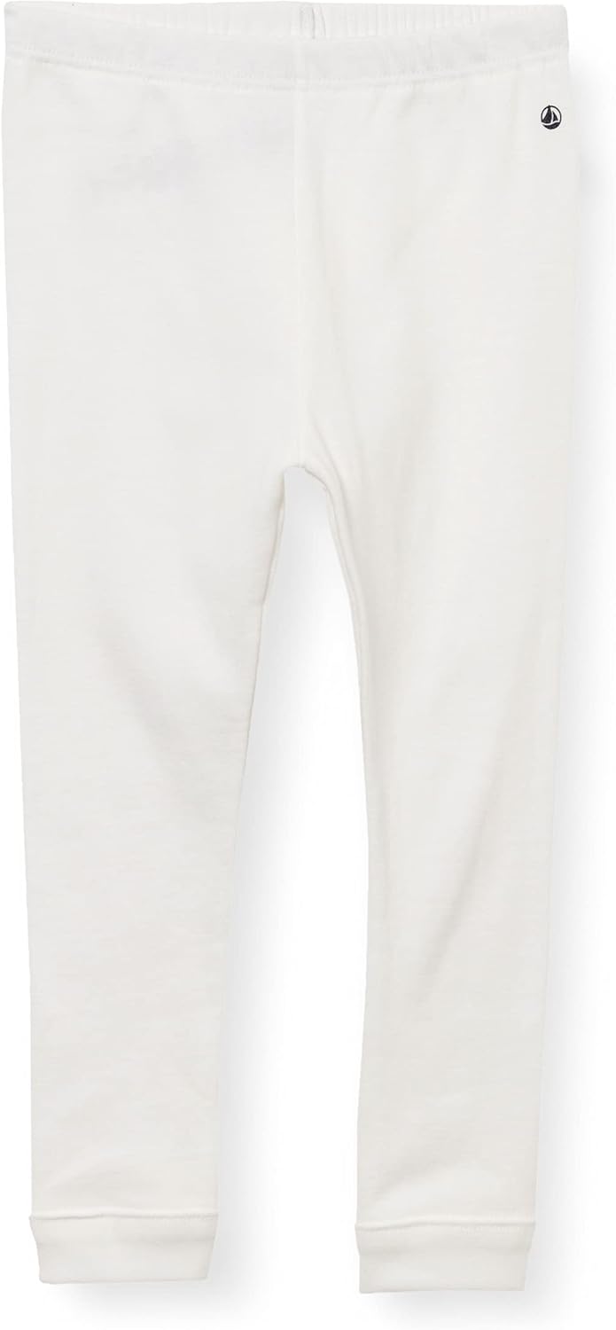 Petit Bateau Babies' Cotton Leggings White Style A00UF Sizes 3-36 Months