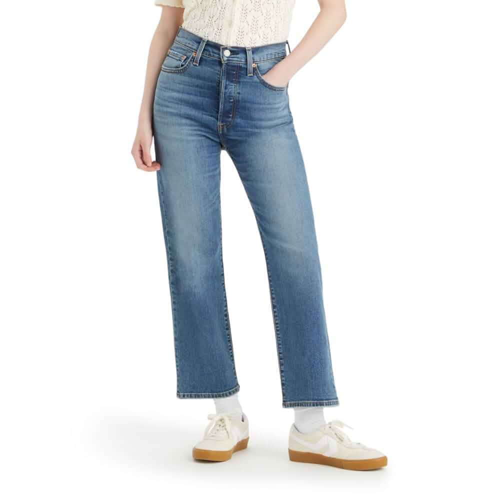 Levi's Women's Ribcage Straight Ankle Jeans | (Also Available in Plus)