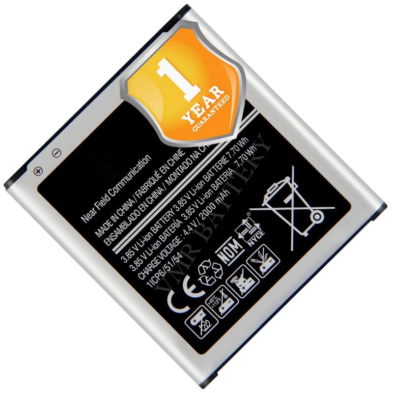 Image of Original EB-BG360CBN Battery Compatible for Samsung Galaxy J2 (2015) SM-J200F | J2 (2017) SM-J200G | Galaxy Core Prime (SM-G360F /SM-G361F) - (2000mAh) - 1 Year Warranty K7