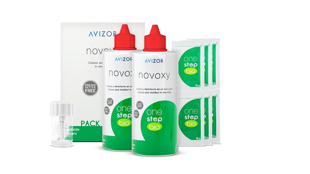 Avizor One Step Contact Lens Solution (3 Months Supply) 2x350ml and 90 Tablets by One Step