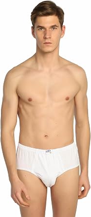 Seher Erkek Slip K lotu,%100 Pamuk, Beyaz, XL Beden