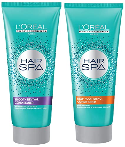 Image of L'Oreal Professionnel Hair Spa Smooth Revival Conditioner for Frizzy Hair with Apricot Oil, 200 ml