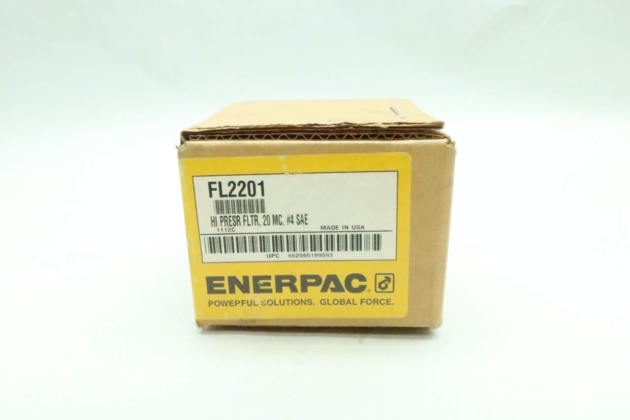 ENERPAC FL2201 HIGH Pressure Filter 20 MC #4 SAE 5000PSI