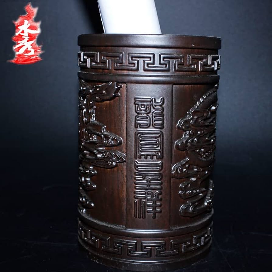 黒檀の筆筒 黒檀の筆筒 詳細ページ | 万年筆 ボールペンなど高級筆記具の