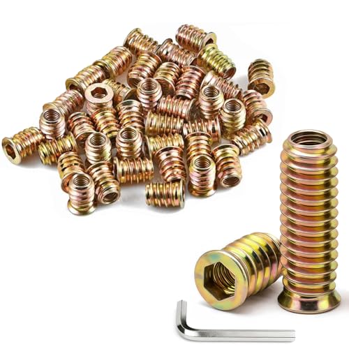 Tuercas De Remache Insertos Roscados, Paquete De 25 Unidades #10-24 UNC De Inserción De Acero Al Carbono Chapado En Zinc Tuerca Remache Roscado Remaches Roscados Remaches Remaches E Hilo Remache