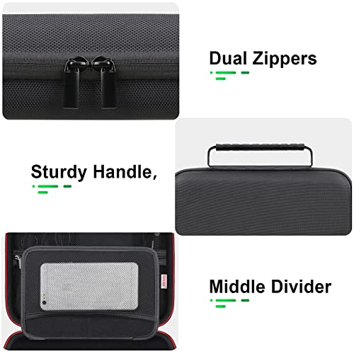 Image of BOVKE GPS Case for 6-7 Inch Garmin 71 66 / dēzl OTR610 710 /RV 795, All Black