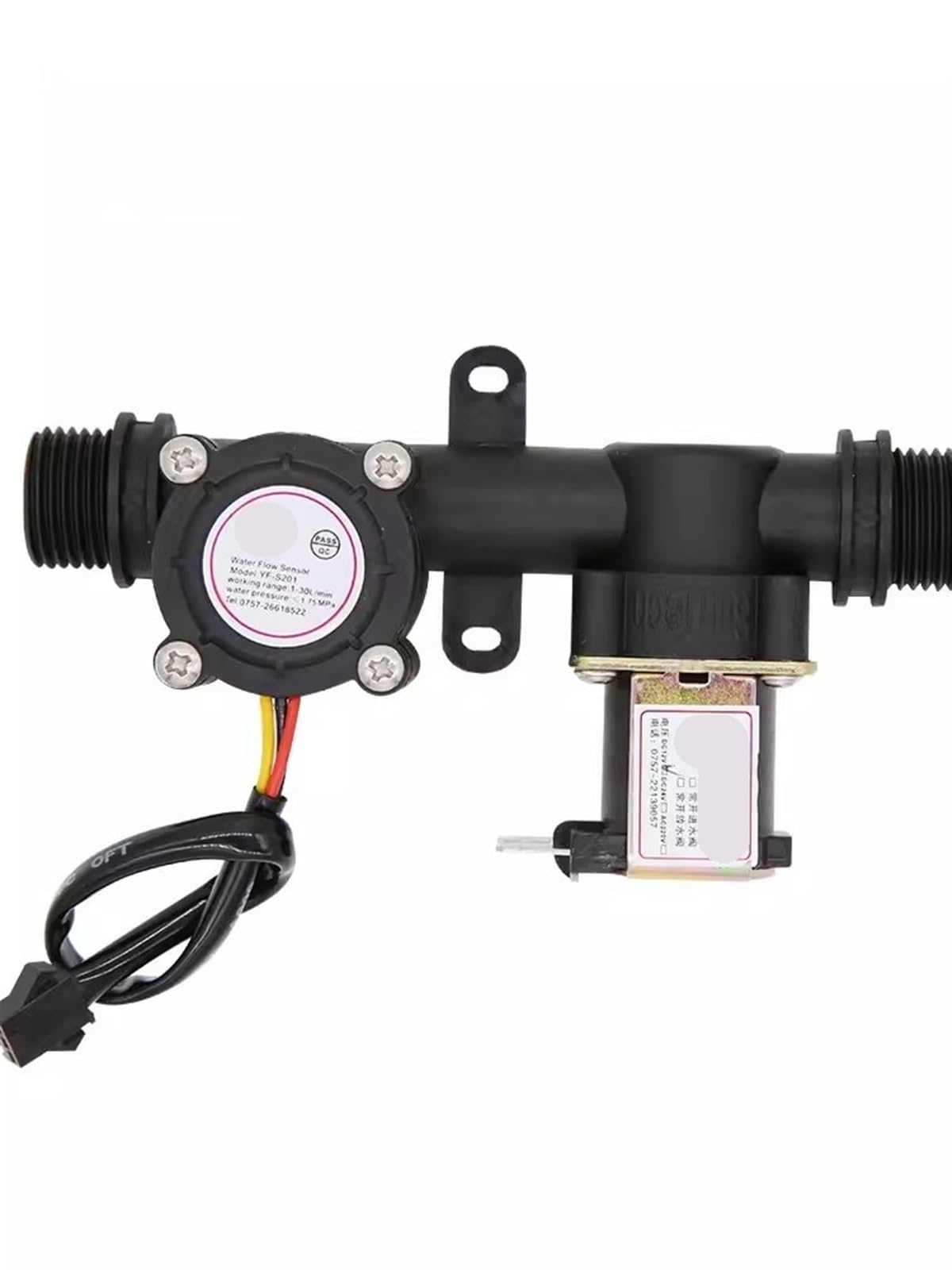 Wasserdurchflussmesser, Sensoranzeigezähler mit Magnetventil, automatisches Abrechnungssystem for Wassergeräte