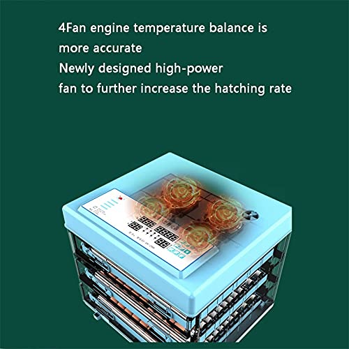 Vollautomatischer Inkubator 36-504 Eier, Inkubator mit LED-Temperaturanzeige und Präzisem Temperatursensor, Temperatur… – Bild 5