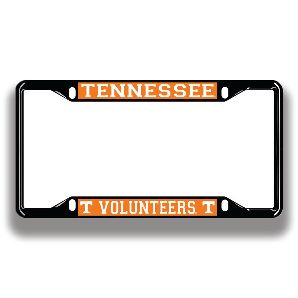 Elite Fan Shop NCAA License Plate Frame Black