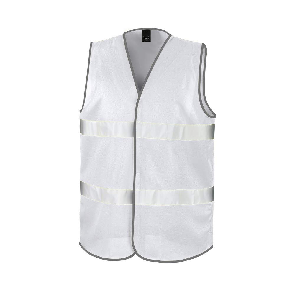 Result Adults Unisex Core Enhanced Vis Vest (XXL) (White)