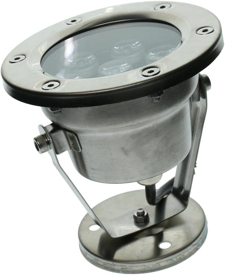 7 W Floor Buried Lawn Lamp Dual Use Floor Lamp Garden Decorative Light White 150 x 95 x 140 mm