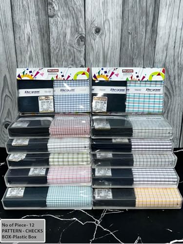 Image of Unstitched Plain Shirt and Trouser Fabric Combo Gift set - Cotton Blend Material - 2.25m Shirt Cloth - 1.20m Pant Cloth