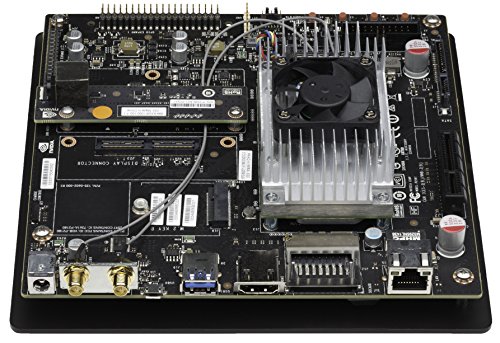 Image of NVIDIA Jetson TX1 Development Kit - Single Board Computer with Wi-Fi, Bluetooth, 256 Cuda Cores, 1 Tflops (Fp16) Peak Performance, 4 GB LPDDR4, 16 GB eMMC, Linux OS