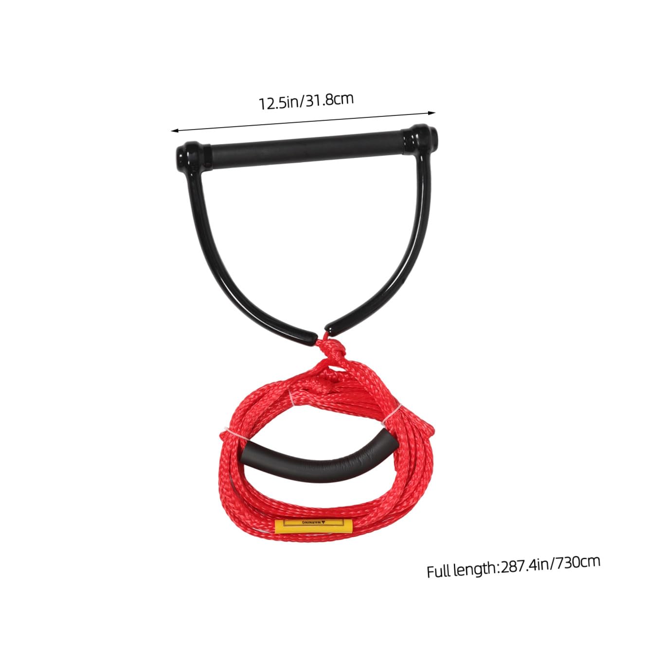 ibasenice Corde de Ski Nautique Rouge en PP Résistante à l'abrasion pour Sports Nautiques Multifonctionnels, pour Slalom Water Skiing et Kneeboard