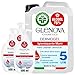 5 Litri Tanica Gel per le Mani Alcool 75% con 3x 500ml Dispenser 75% GLENOVA Igienizzante Antibatterico Sanificante Alcolico Profumato Azione Rapida Contro Germi e Batteri