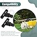 YAQINGMY Upgrade Traveling Sprinkler Arms & Tee Replacement Kit Compatible with Nelson 818653-4002 and O rbit 58322 Tractors, Included T Part with Anti Leak Gasket