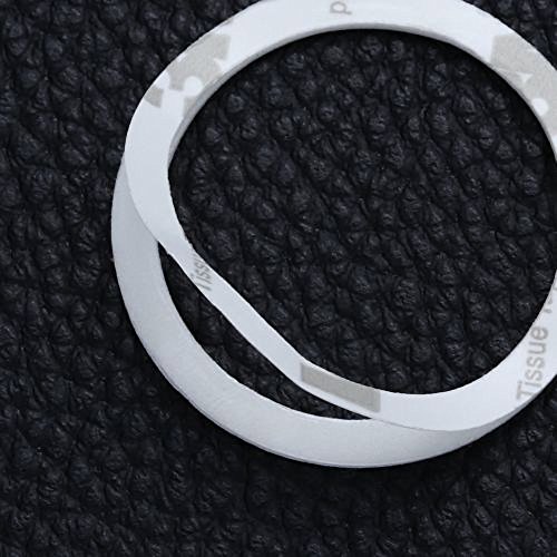 6 Pcs Car Crystal Rhinestone Ring, Bling Silver Sticker Emblem Ring, Sparkly Car Interior Accessory Decoration Ring For Auto Engine Ignition Button Key & Knobs, Unique Gift (Silver) #TOP4