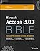 Produktbild Access 2013 Bible: The Comprehensive Tutorial Resource