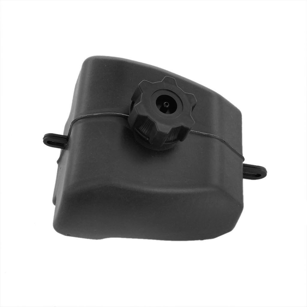 Black Plastic Fuel Tank for 50cc 70cc 90cc 110cc 125cc ATVs - Replacement fits Baja , Roketa, SunL, and Taotao, Gas Storage Tanks, Mini Bike, Scooter, 4-Wheeler Quad Bike Parts
