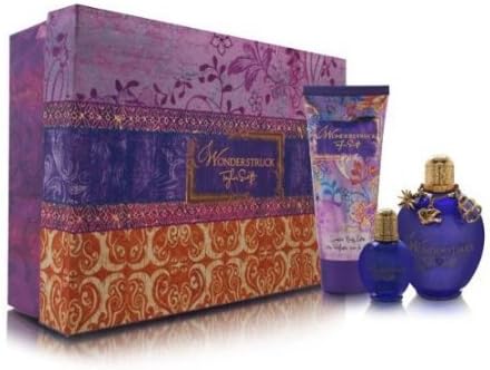 TAYLOR SWIFT WONDERSTRUCK Perfume Gift Set (3.4 FL OZ EDP SPRAY, 0.5 FL OZ EDP MINI SPRAY & 3.4 FL OZ Scented Body Lotion))