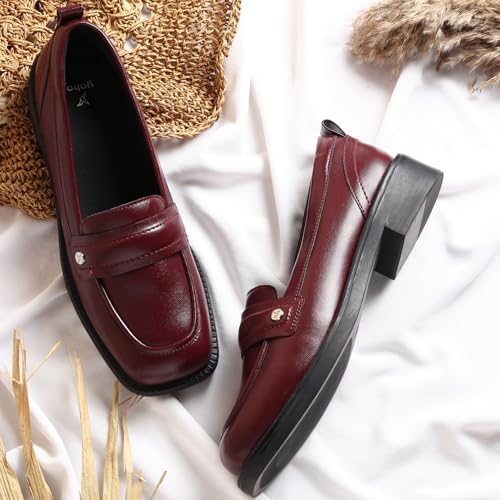 Image of YOHO Stella Loafers for Women | Comfortable & Stylish Bellies | Fashion Moccasins with Footpharma Footbed | Slip-on for Casual & Formal Wear | 002