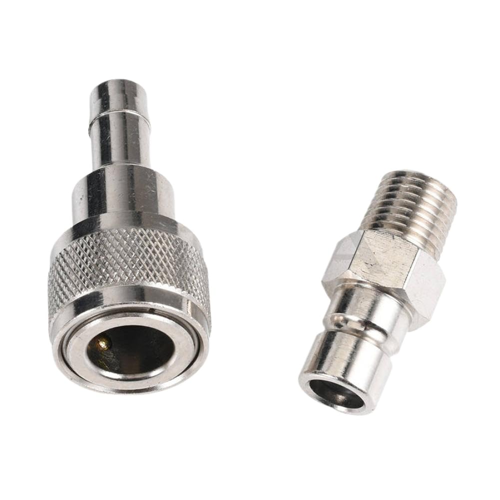 Kit connettori linea carburante fuoribordo con innesto da 3/8 pollici e filettature maschio NPT da 1/4 pollici per l'uso sul lato serbatoio su motori dal 1991 in poi