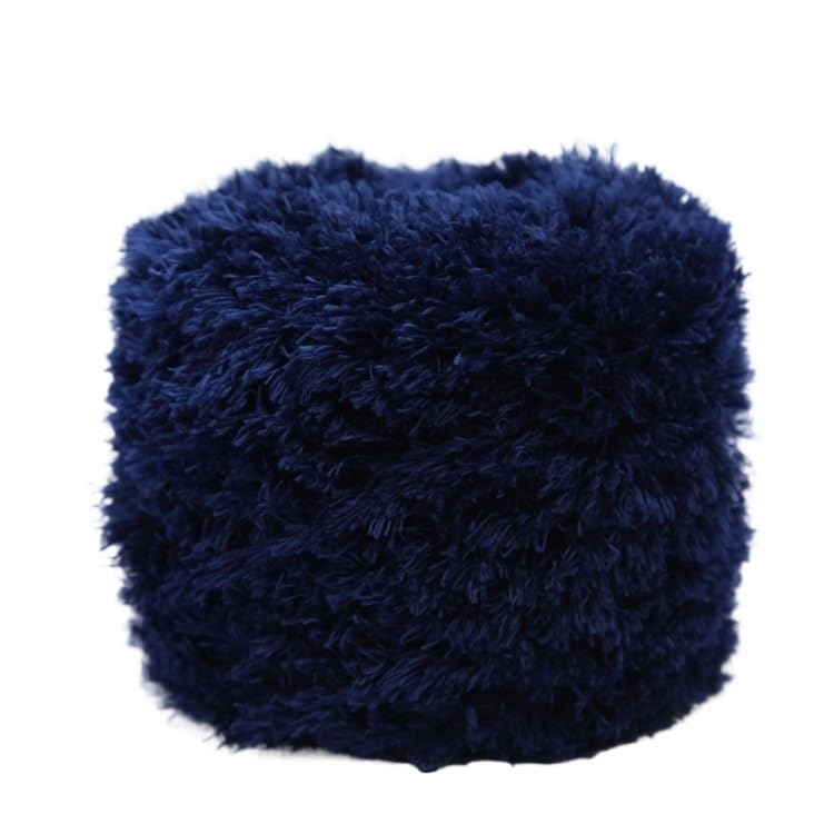 Rainbow Wool 200G Coral Velvet Handmade Wool Yarn Plush Knitting Natural Crochet Fluffy Knitting Crochet Wool (Color : 38 Old Blue)