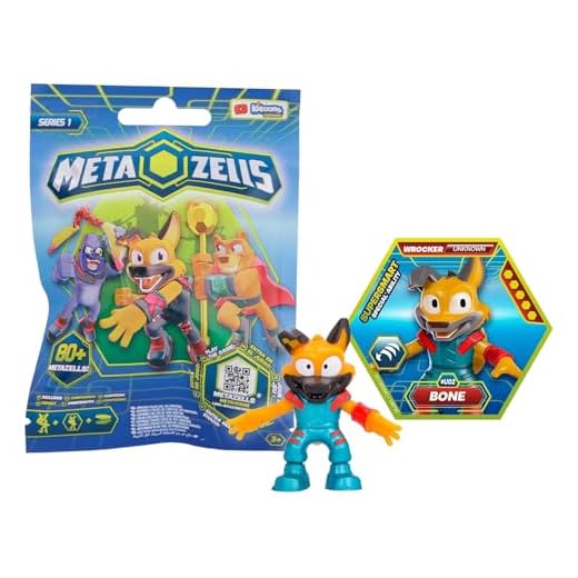 METAZELLS Pack 24 Figuras S1, Muñecos Sorpresa Coleccionables con Cartas y Folletos, Juguete Regalo para Niños y Niñas +3 Años