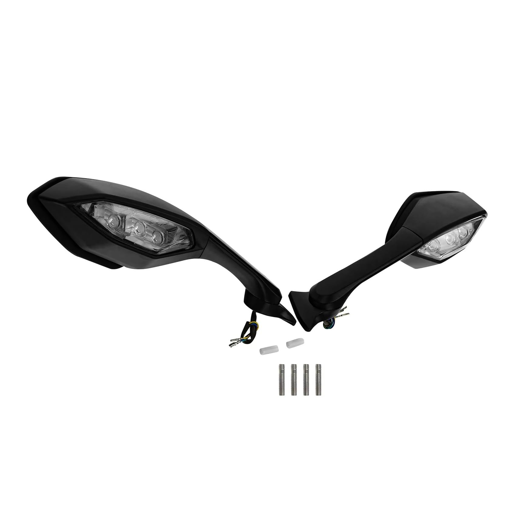 Espejos Retrovisores Motocicleta Espejos Retrovisores Motocicleta Señal Giro LED Para YZFR6 Para R1S Para R1 Para R1M 2015 2016 2017 2018 2019 2020 2021-2025 Espejos Retrovisores Moto