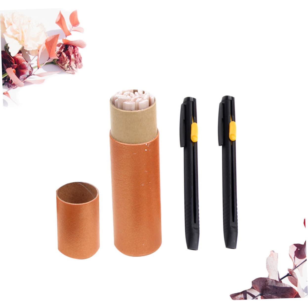 Lurrose 60stücke Teiliges Nachfüllbare Schneiderkreide Für Präzises Markieren Von Stoffen Ergonomisches Design Für Näherinnen Und Inklusive Stiften Zur Aufbewahrung Und Einfachen