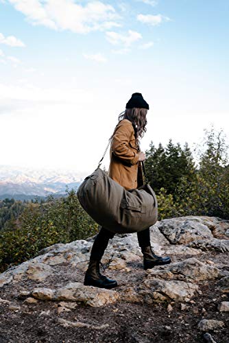 Stansport Deluxe Duffel Bag w/Zipper, Olive Drab, (1230) , 36