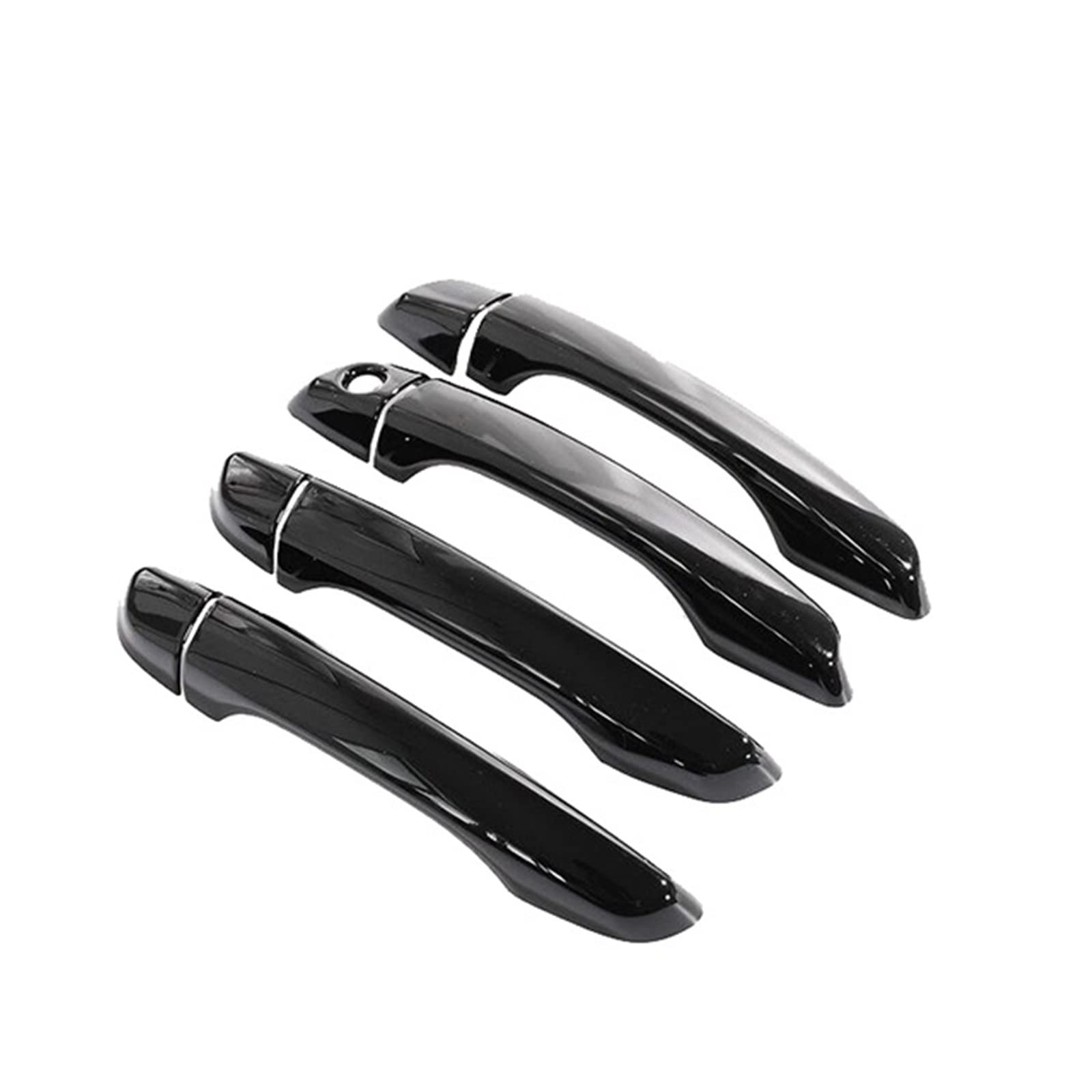 Ytdhfdgj 4Handle 1 Keyhole For Peugeot 208 Mk2 P21 2020 2021 2022 2023 Door Handle Cover Stickers Trim (4Handle 1 Keyhole)