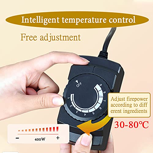 Speisenwärmer Elektrisch Buffet 220V, Chafing Dish Warmhaltebehälter Edelstahl Buffetwärmer mit Alkohol-und… – Bild 6