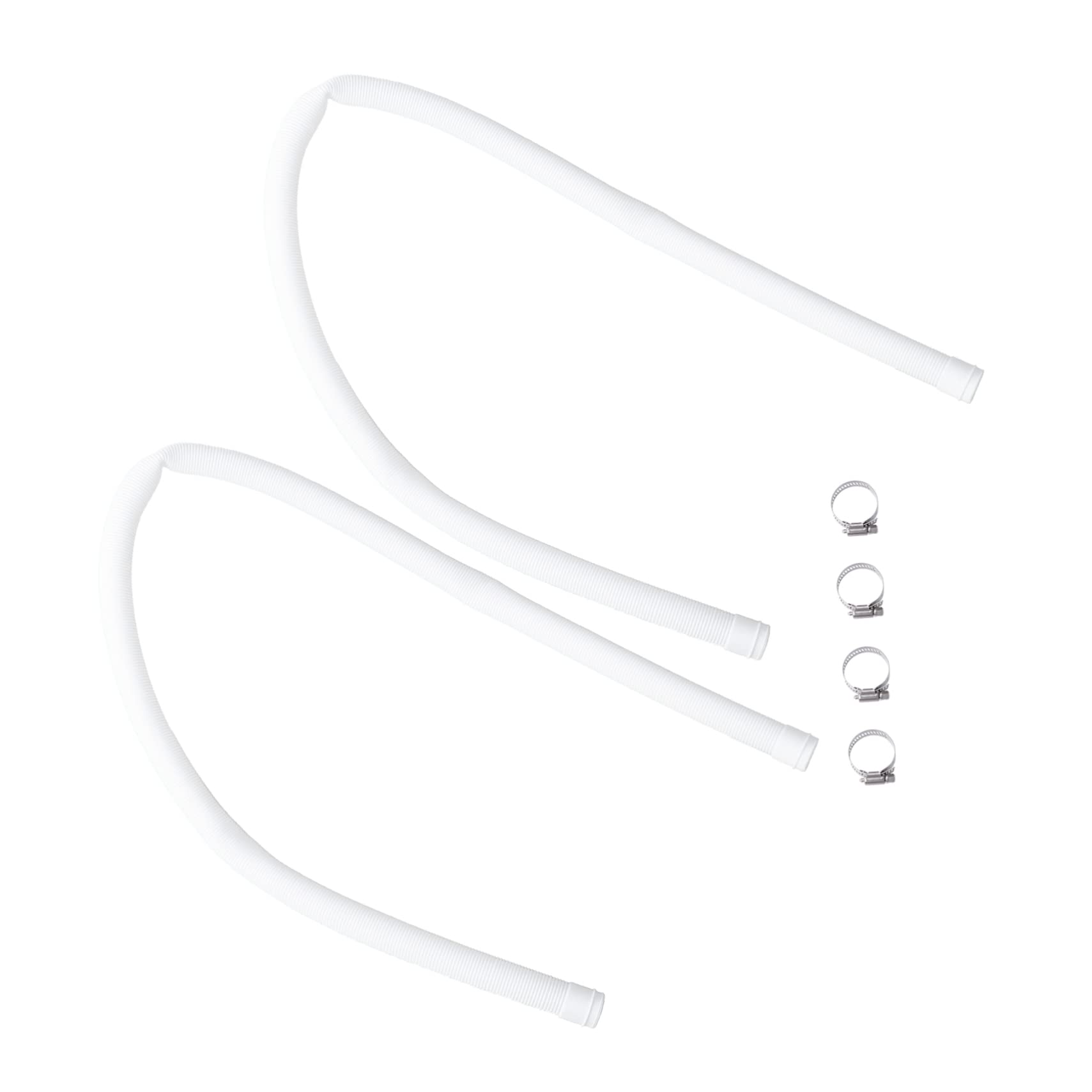 MOBUTOFU Replacement Hose for Pool 6pcs Swimming Pool Pump Hose 4 Clips Easy to Install Pool Replacement