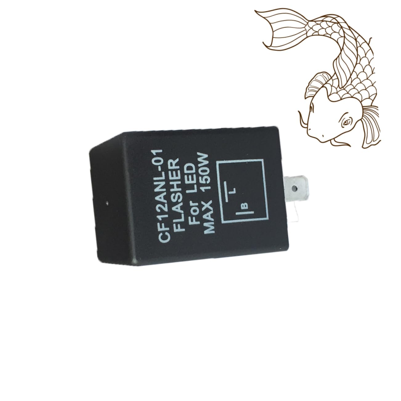 HOLIDYOYO 12v Led Flasher for Car Motorcycle Turn Signal Hazard Warn Led Flasher Lights Blinker Relay Resistor Warm Tip Included