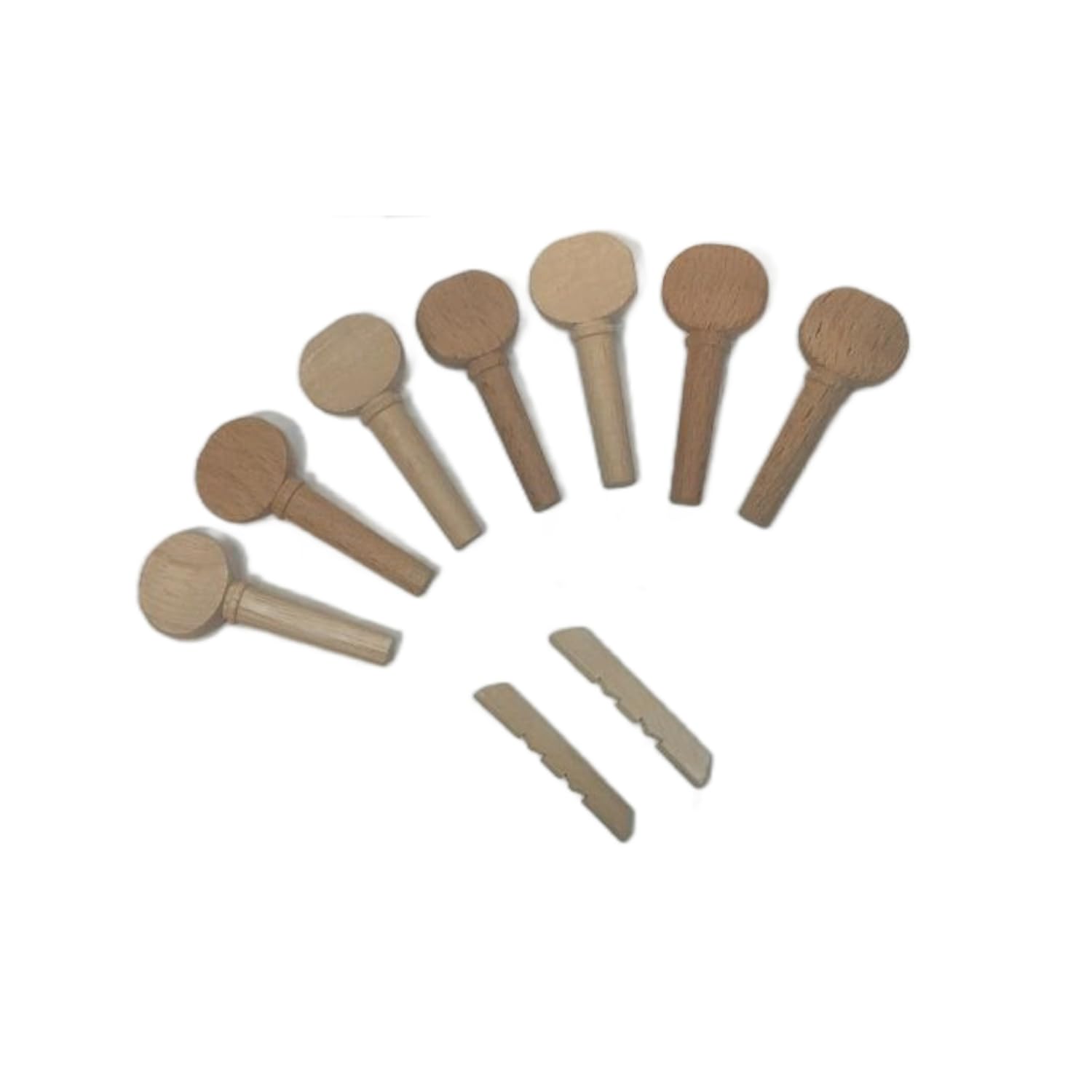 Baglama Pegs and Bridge Set for Saz Wooden Professional
