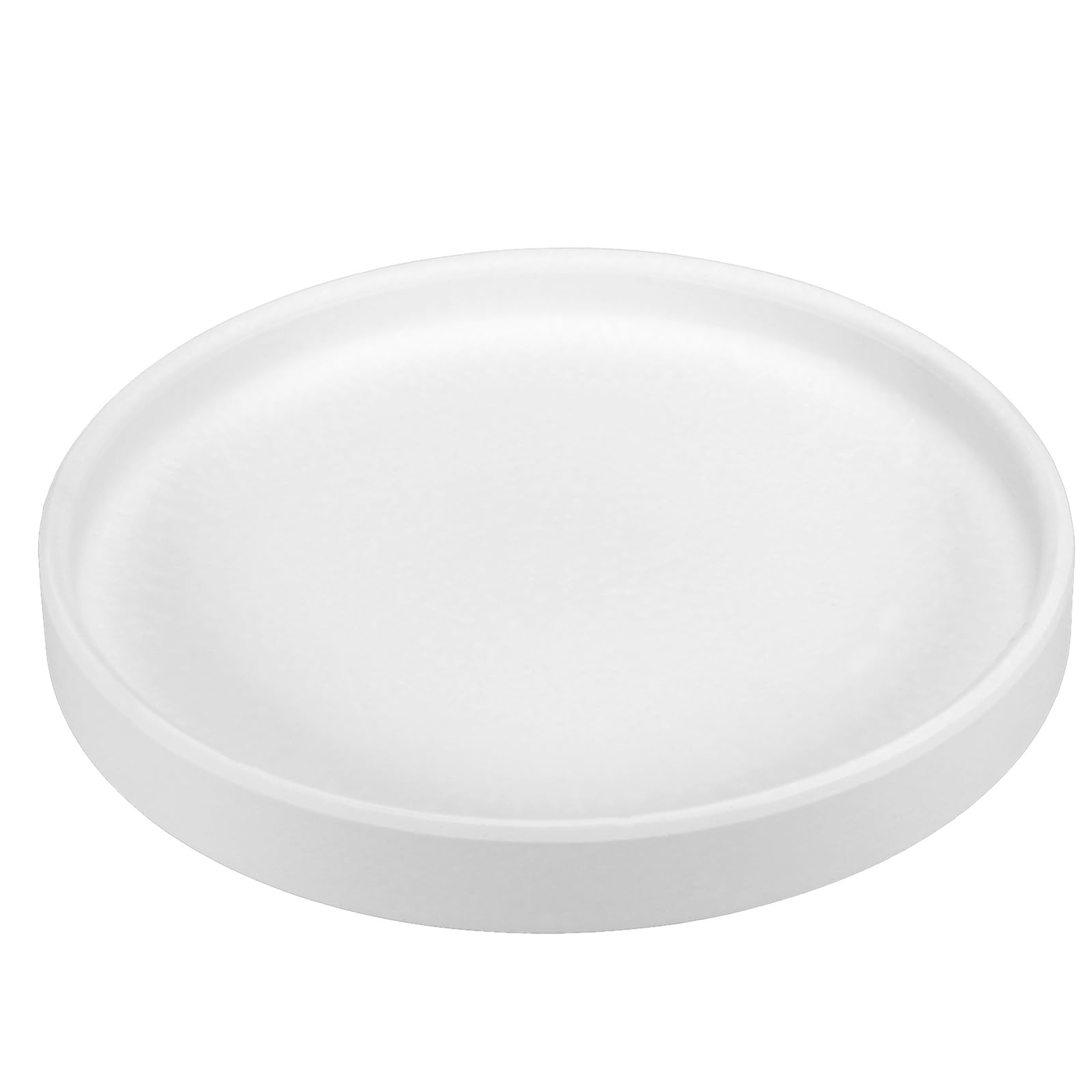 PATIKIL 6 Inch Round Ceramic Plant Saucer, Plant Saucer Tray Flower Planter Drip Tray for Indoors Outdoors Patio Balcony White