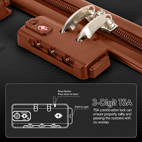 Image of AnyZip Unisex Adult /, Black Brown, 3 Piece Set, Fashion