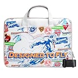 Superman Laptop Case Bag 14 inch, Lightweight Shockproof Laptop Sleeve with Handle, Waterproof Computer Bag Heavy Duty Protection