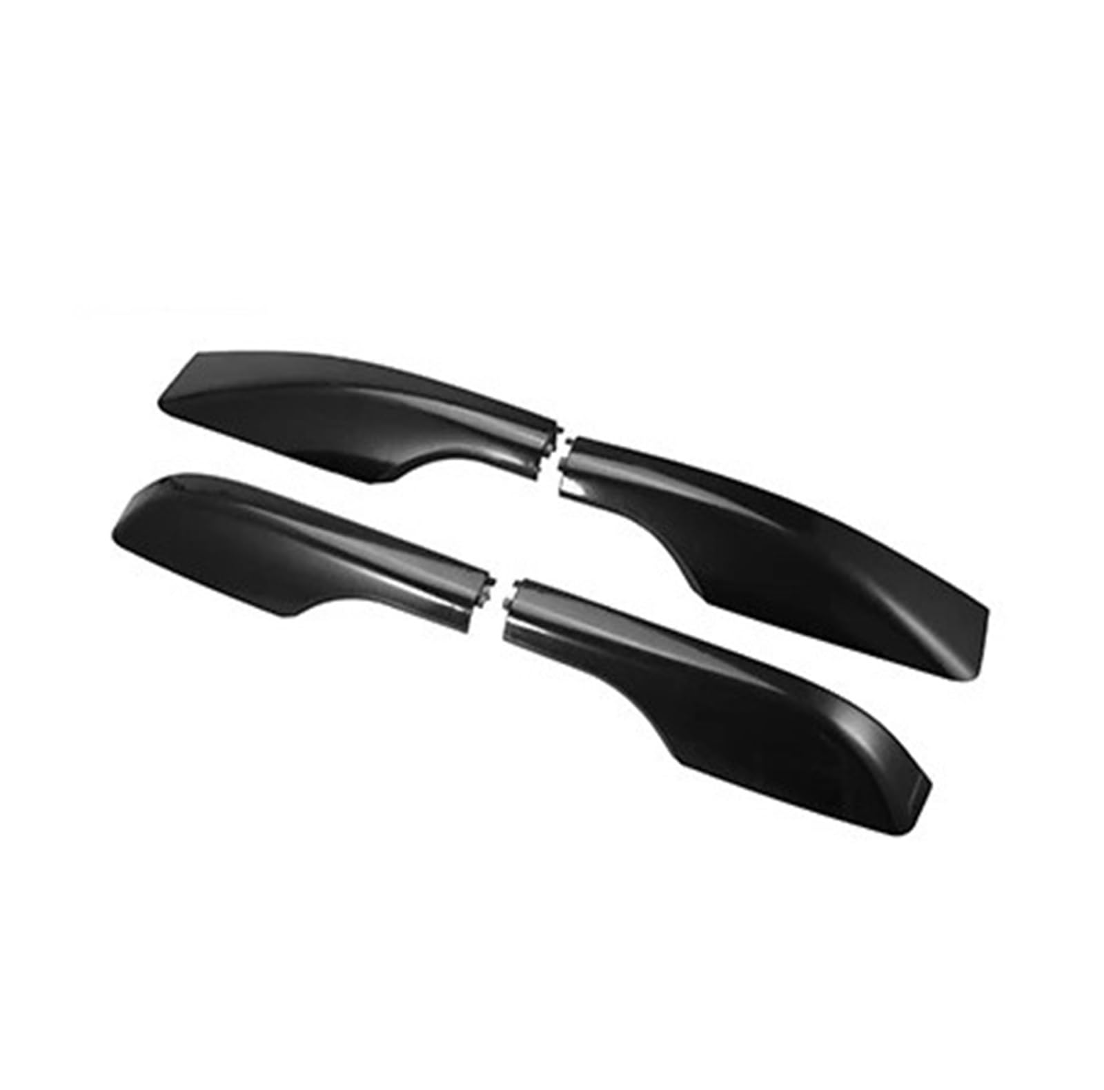 Barras Techo 4 Tapas Rieles Laterales Techo Coche Protección Patas Carga, para Toyota para Land para Cruiser LC200 J200 08-21 Portaequipajes Barras