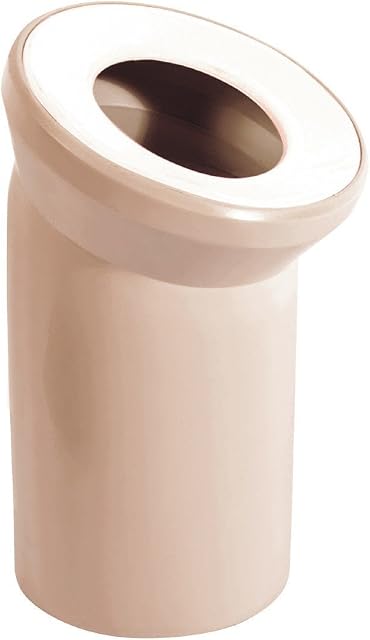 Connecting Pipe for Stand Toilet, White, 21576 3