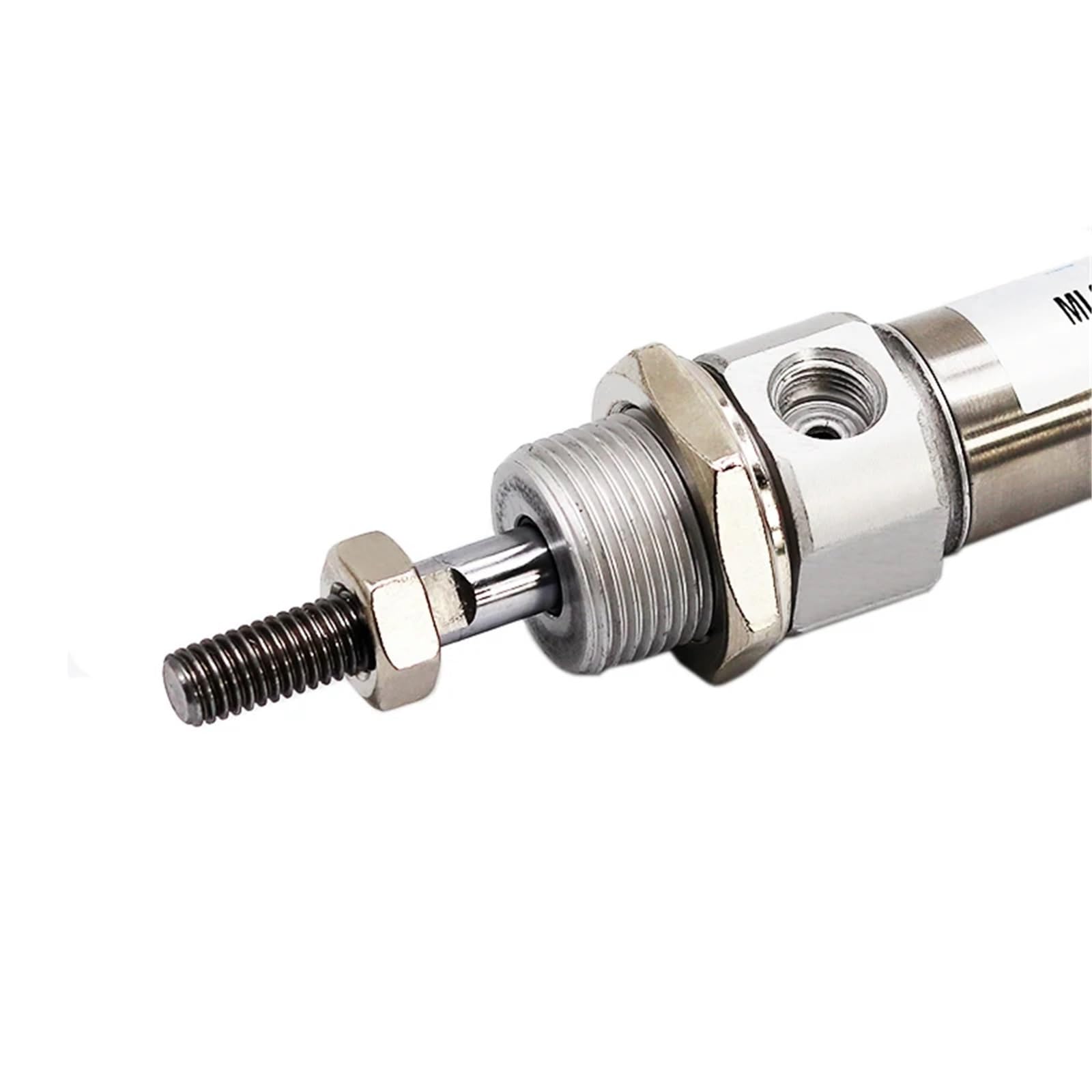 Produktbild von Mini-Pneumatikzylinder Edelstahl, 10 Mm Bohrung, 75 Mm Hub, Doppeltwirkend – Für Textil, Elektronik & Maschinenbau