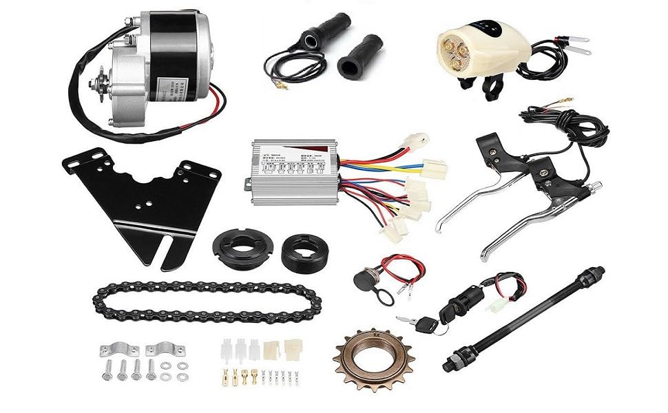 Image of MY1016Z2 24V 250W Motor with E-Bike Combo Kit (WITOUT CHARGER)