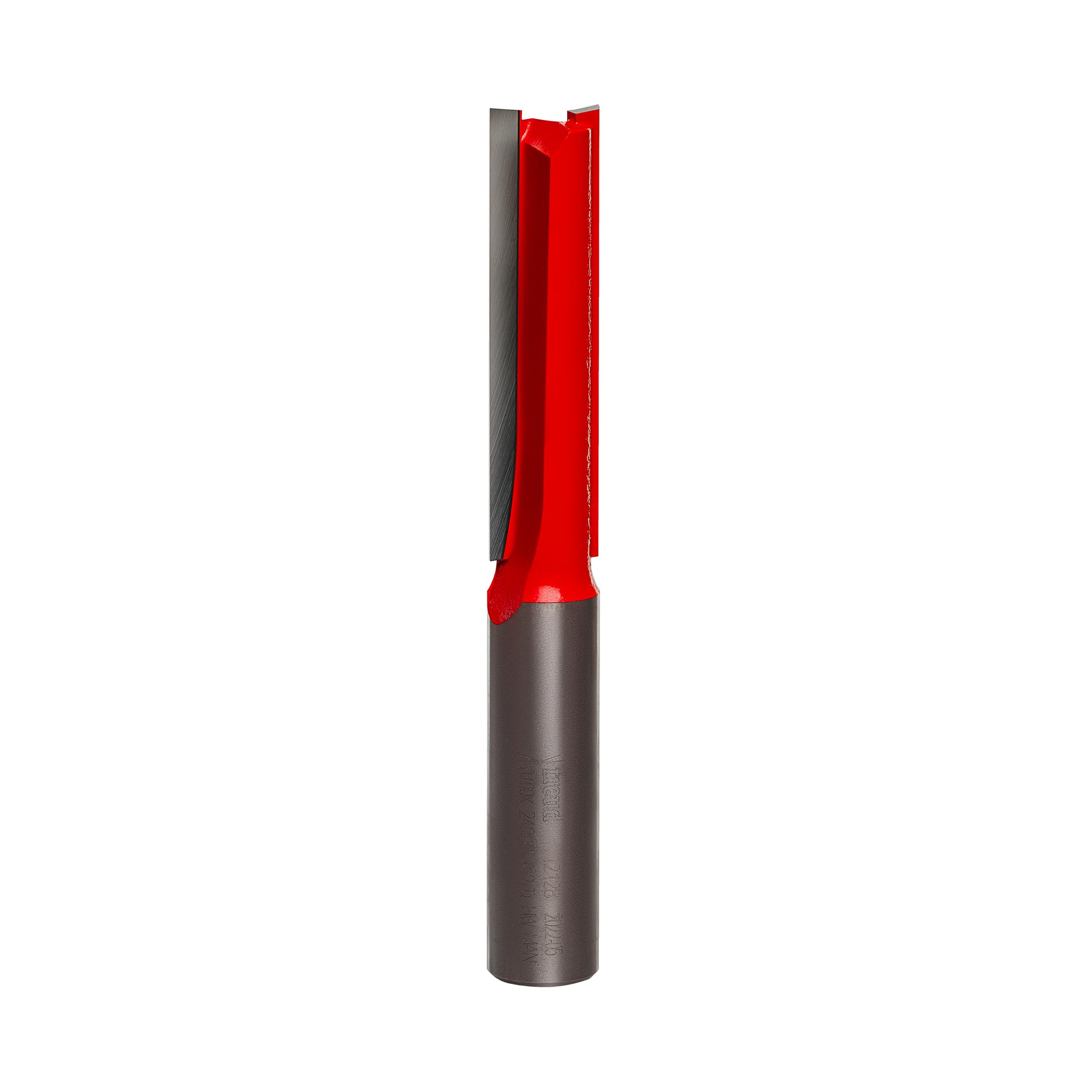 Freud 12-128: 1/2" (Dia.) Double Flute Straight Bit (Eclipse Grind),Red โ image 1