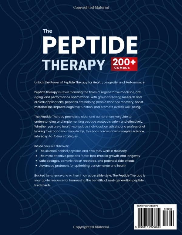 The Peptide Therapy: Science-Backed Handbook for Advanced Peptides | Protocols, Dosages, and 200+ Combos for Fat Loss, Muscle Growth, Longevity, and Immune Boost - Image 2