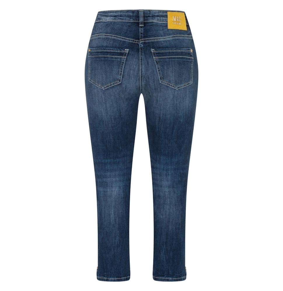 Mac - Damen 5-Pocket Jeans, Rich Slim (5755-90-0389L), Größe:W40, Länge:L28, Farbe:Dark blu net wash (D671)
